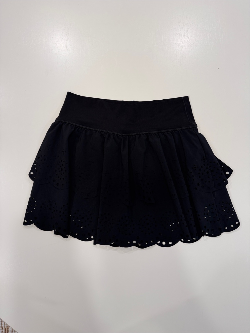 Aerie Offline Black Tennis Skirt Size L